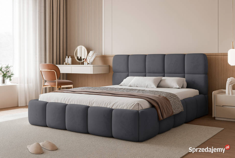 Łóżko tapicerowane z pojemnikiem Cloud różne Tarchały Małe