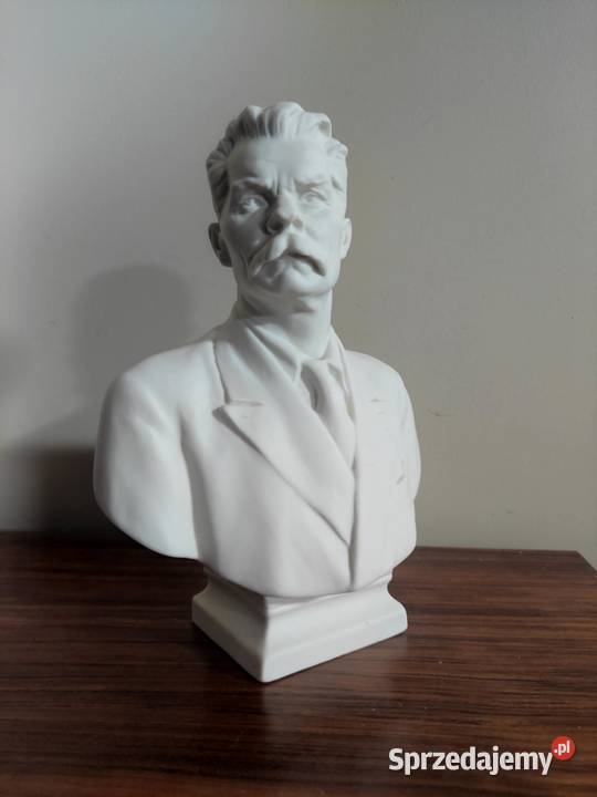 Porcelanowe popiersie Maksima Gorkiego z lat Radom
