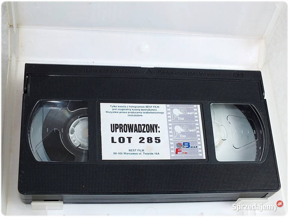 Kaseta VHS Uprowadzony Lot 285 Film na Video sprzedam