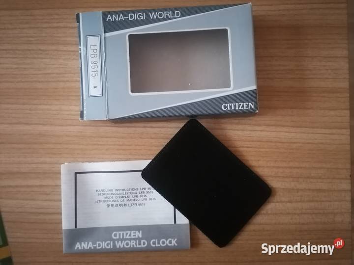 CITIZEN Analogowo Cyfrowy Mini Zegar Biurkowy Tychy sprzedam