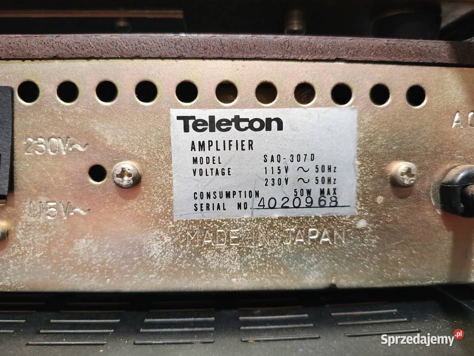 Zestaw Vintage TELETON SANSUI Gdynia