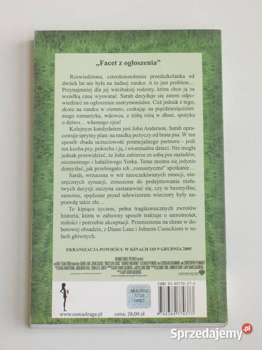Facet z ogłoszenia Claire Cook Proza i poezja małopolskie Kraków