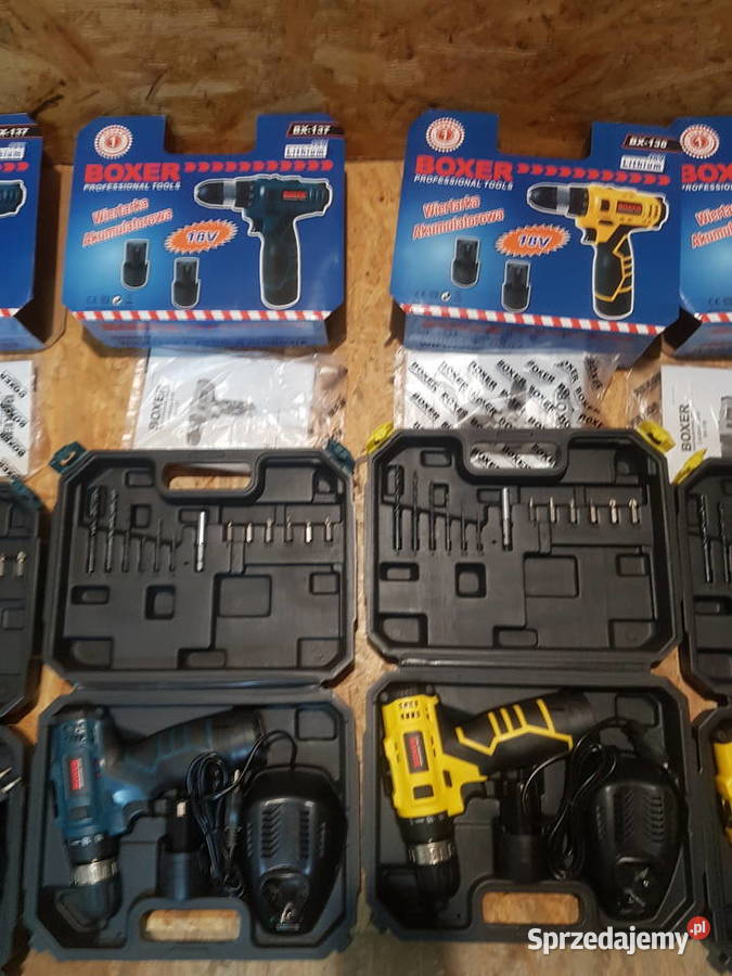 WKRĘTARKA WIERTARKA 18V 2x AKU AKCESORIA BX137 Głogowa sprzedam