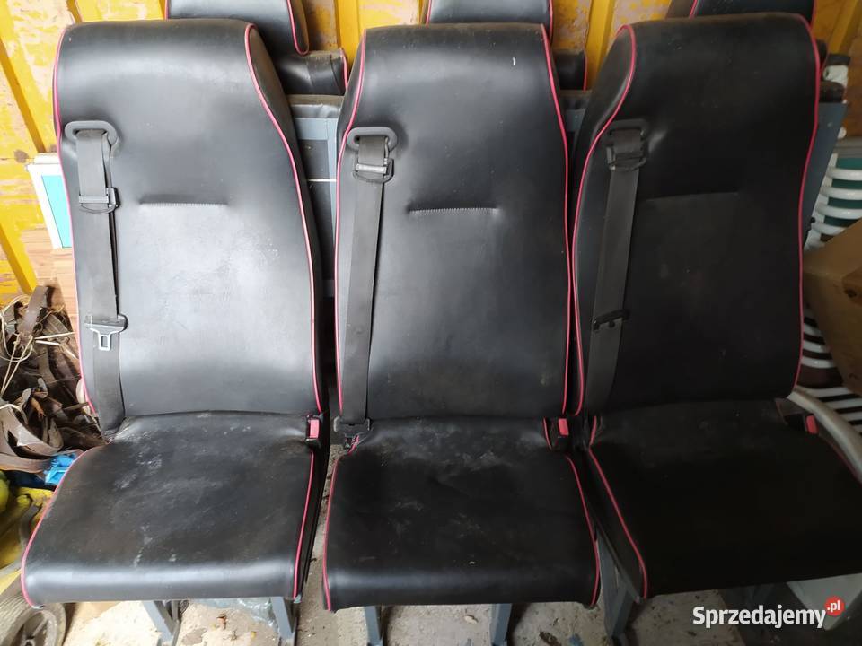Fotele do busa 2 i 3 rzędu Lusławice sprzedam