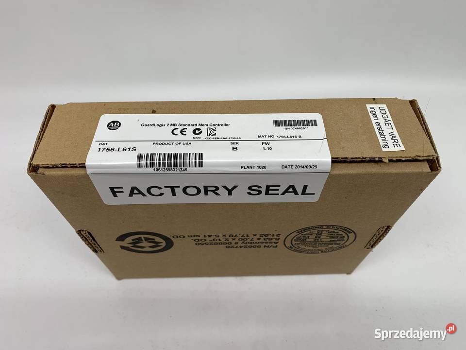 Allen Bradley 1756L61S 1756L61S Logix 5561S Warszawa