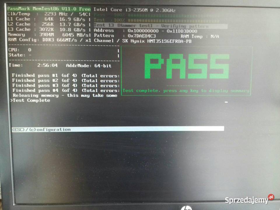 SK hynix DDR3 4GB PC3L12800S SODIMM 135V 1600MHz kujawsko-pomorskie