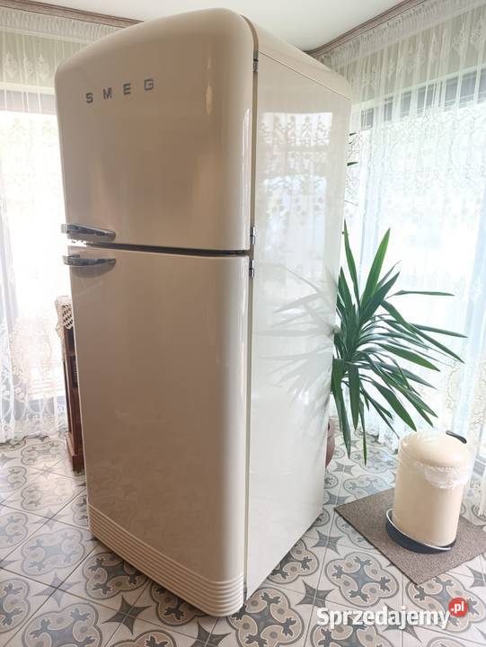 Lodówka SMEG 50S Style FAB50RCR5 no1921 Beżowa Kulice