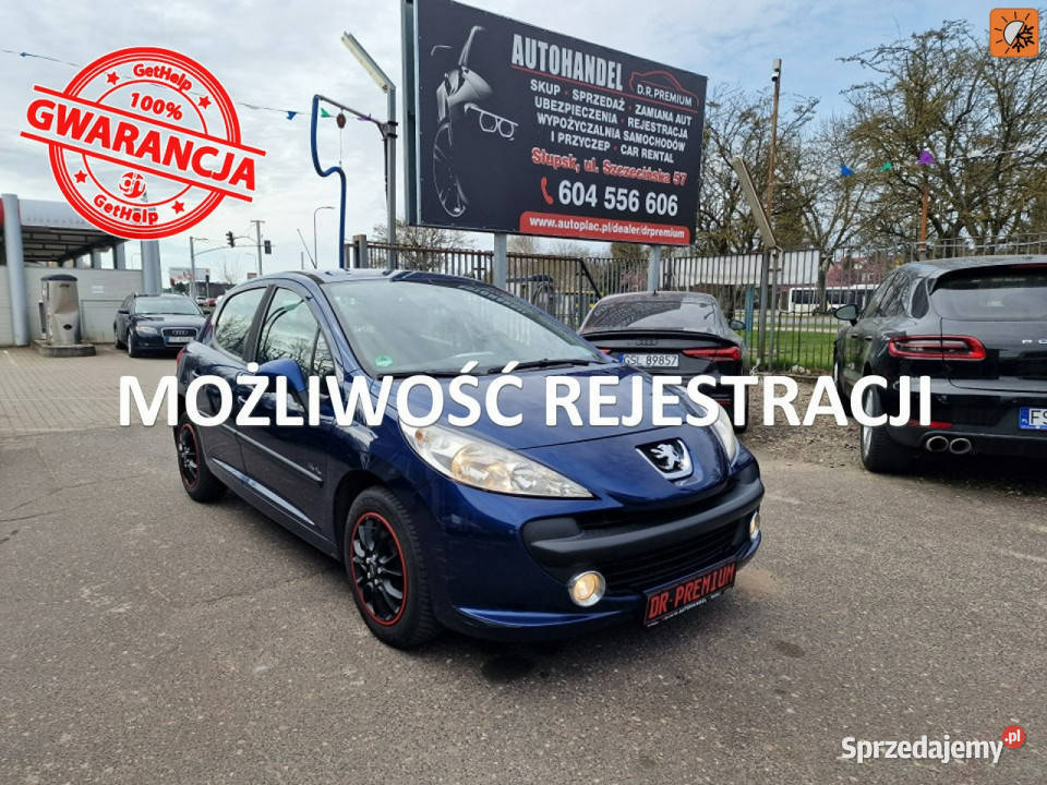 Peugeot 207 14 Benzyna 95 Klimatyzacja Komputer nieuszkodzony Słupsk