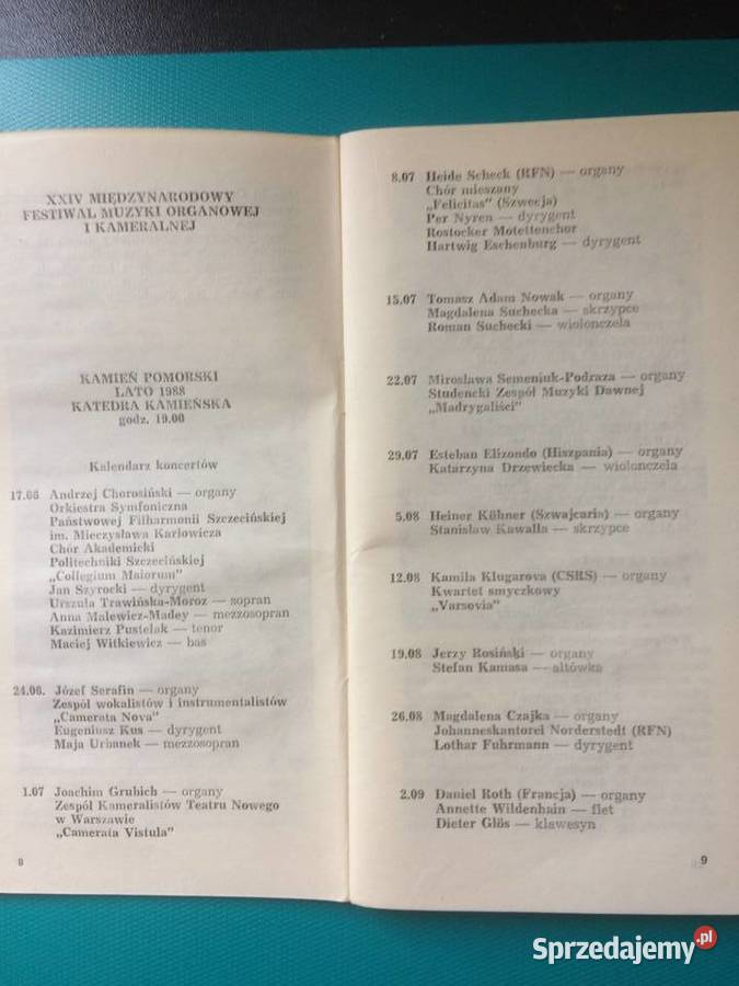 3404 XXIV Festiwal Muzyki Organowej I Szczecin