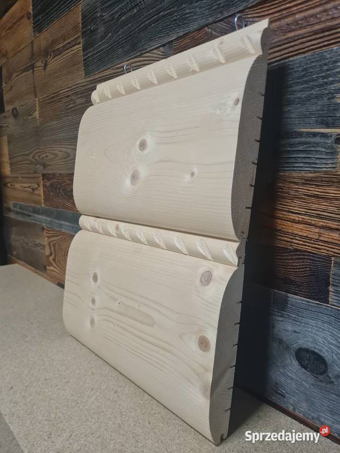 DESKA PŁASKA PÓŁBAL z warkoczem 220x28 PŁAZÓWKA podkarpackie Domaradz