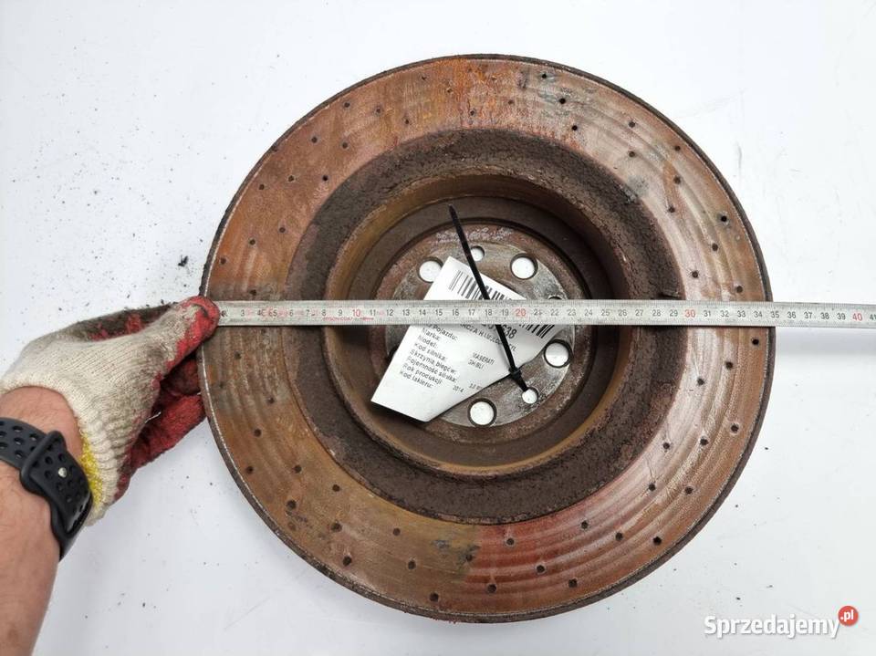 TARCZA HAMULCOWA TYŁ MASERATI GHIBLI 350MM osobowe kujawsko-pomorskie Lipno