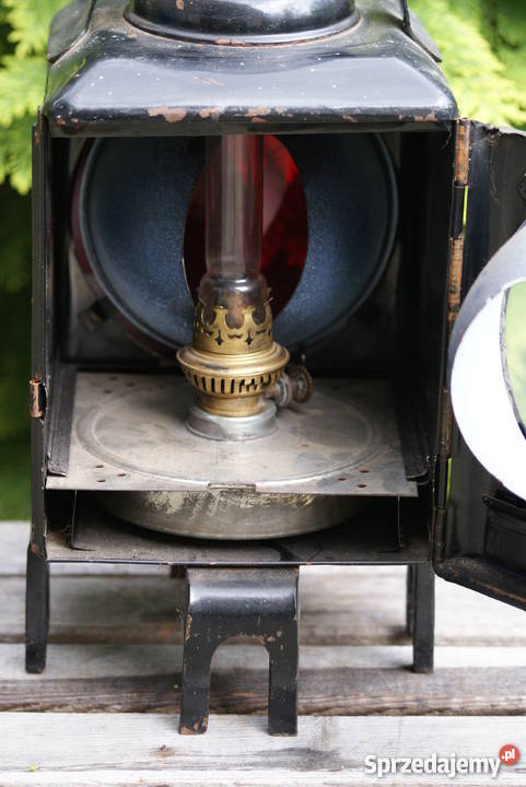 Stara lampa kolejowa naftowa mazowieckie Warszawa