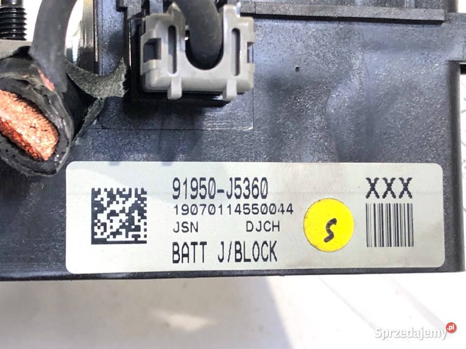 KLEMA PLUS KIA STINGER 91950J5360 33 370 PRZEWÓD osobowe