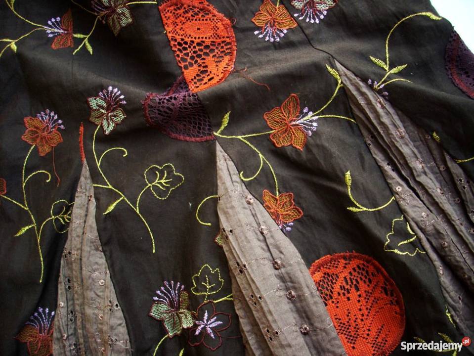 Ankar Spódniczka haftowana MIDI j nowa 34 36 XS Spódnice i sukienki małopolskie Nowy Sącz sprzedam