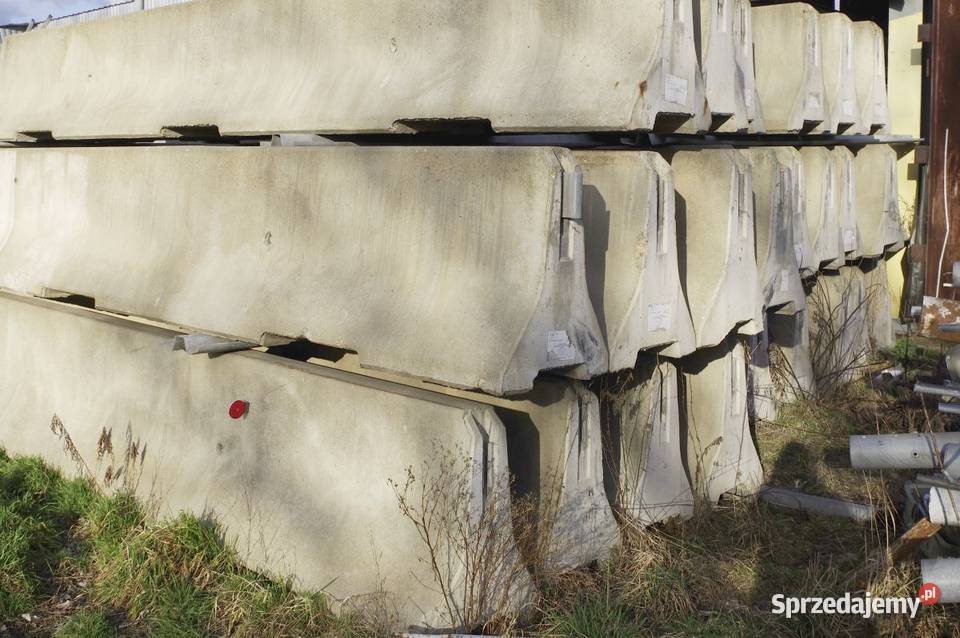 Bariery autostradowe betonowe Delta Bloc DB 80 Biznes i Przemysł Żary
