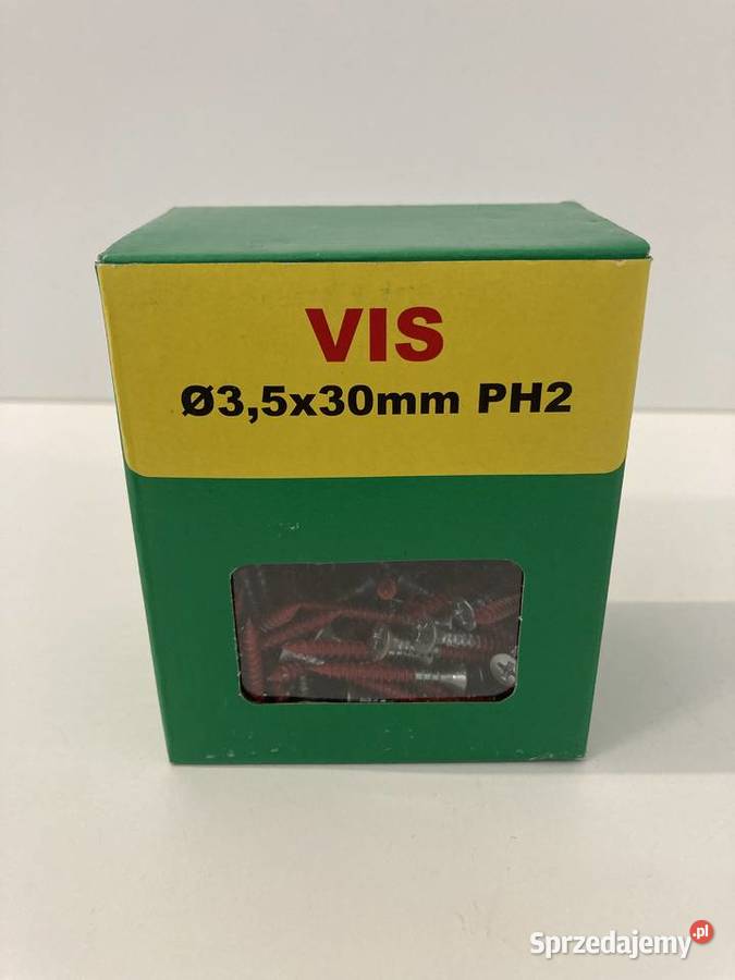 Wkręty do drewna VIS 35 x 30mm PH2 150 sztuk wielkopolskie Rokietnica