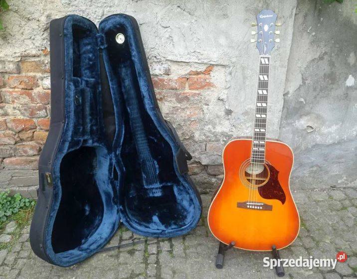 Gitara akustyczna Epiphone hummingbird Artist HB Wiązów sprzedam