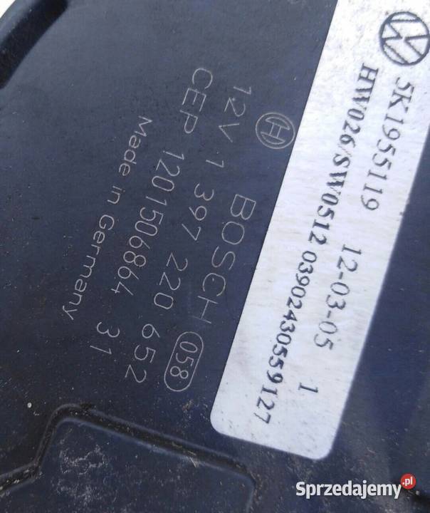 mechanizm wycieraczek przod vw golf vii osobowe Karoseria Kraków