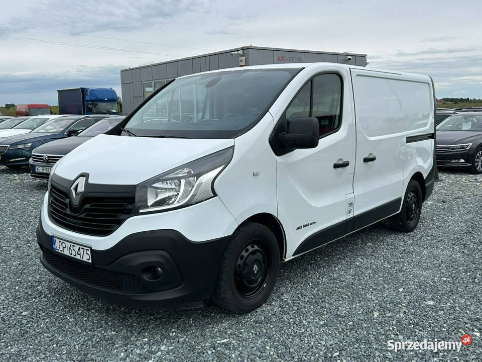 Renault Trafic 16 dCi 120 2015r klima navi biały dolnośląskie Wojkowice