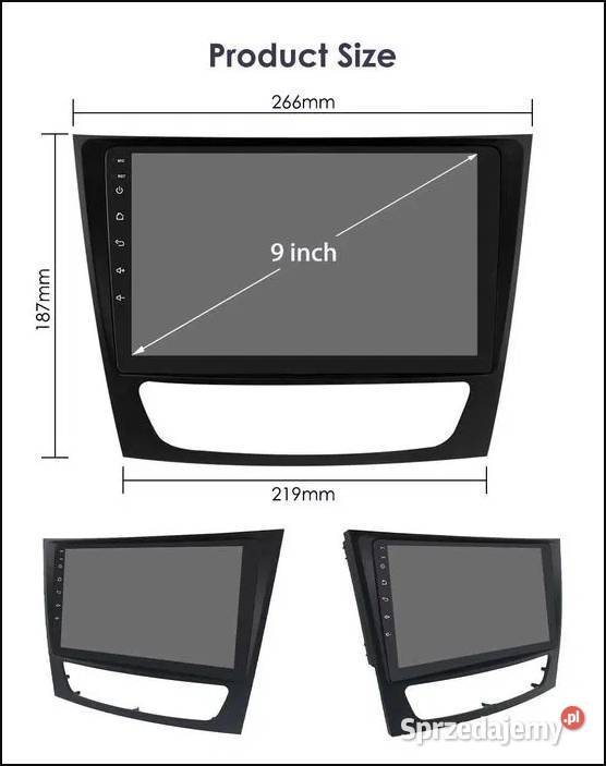 Radio Android 12 Mercedes w211 E300 CLK W209 CLS śląskie