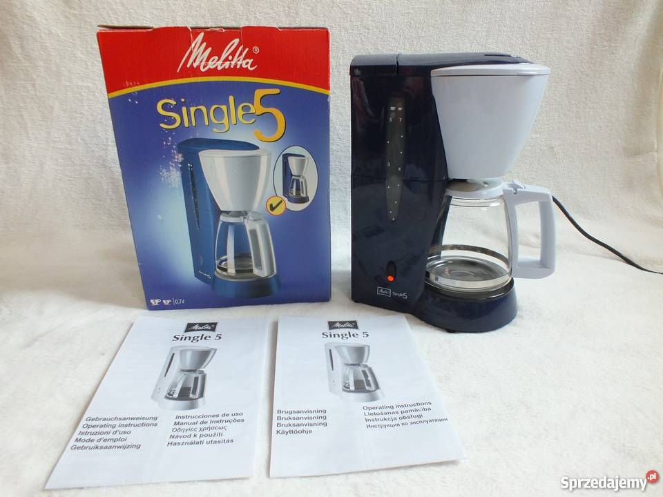 Ekspres przelewowy Melitta Single 5 650W W oryg AGD lubuskie Żary