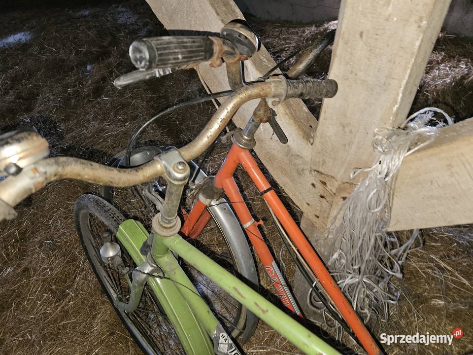 Dwa rowery Oryginał PRLu Romet Gazela Ifa wielkopolskie Kłodawa
