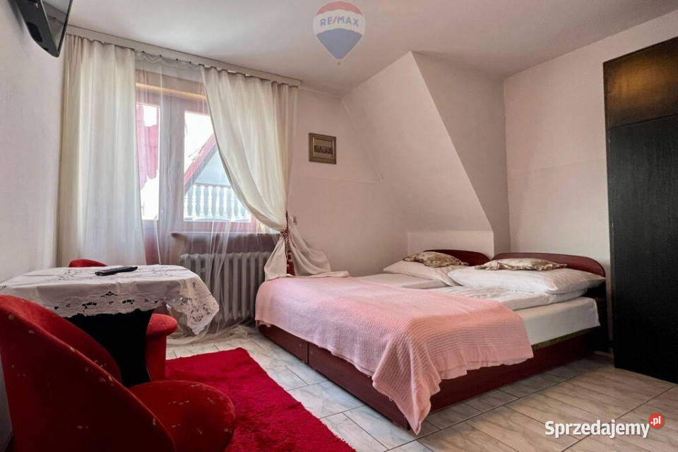 Na sprzedaż obiekt inwestycyjny w Zakopanem Liczba pokoi 12 małopolskie Zakopane