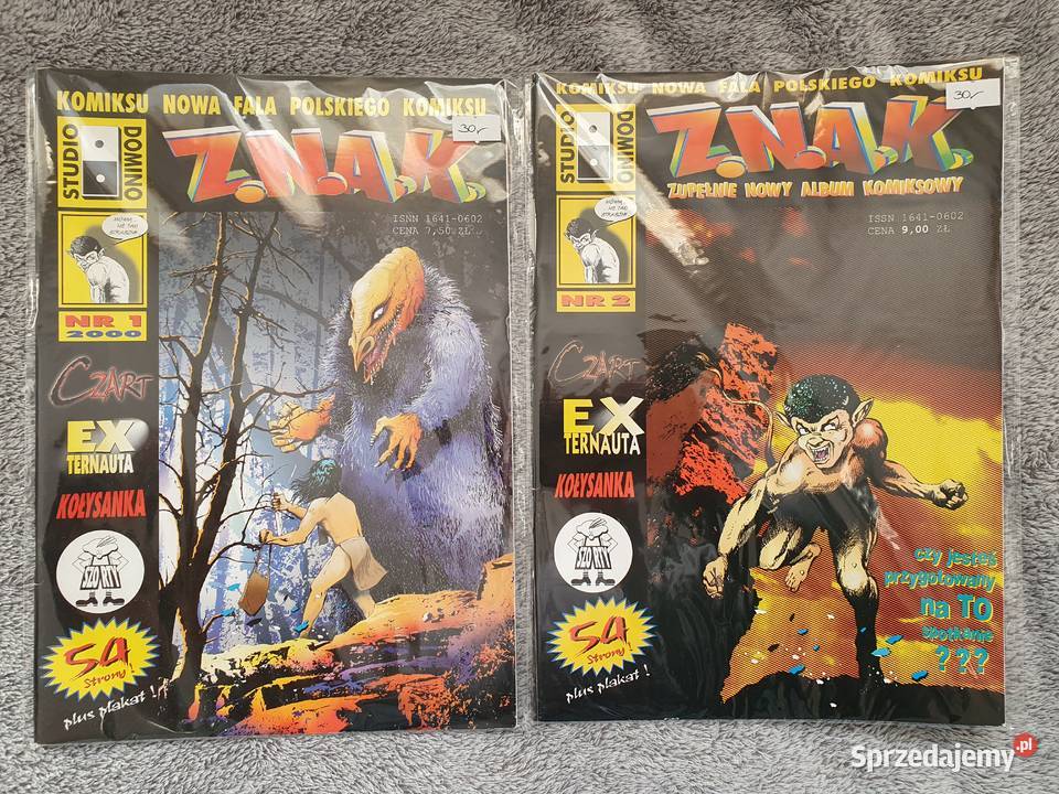 ZNAK Znakomiks magazyn komiksowy 7 numerów 2000