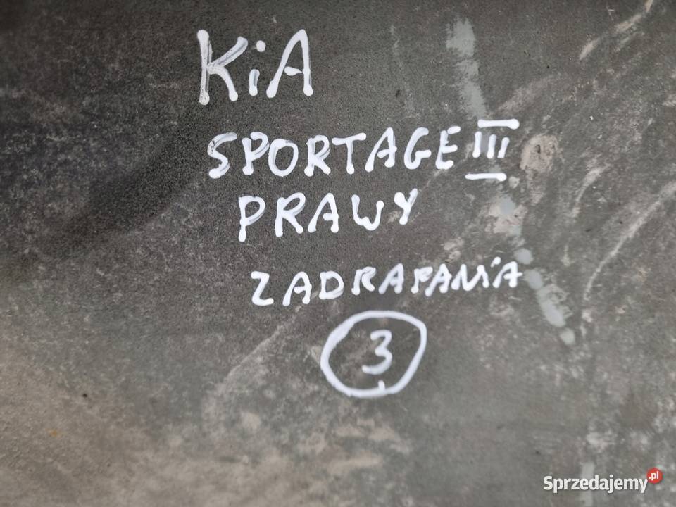 PRZEDNI BŁOTNIK PRAWY Kia Sportage III SL Chełm