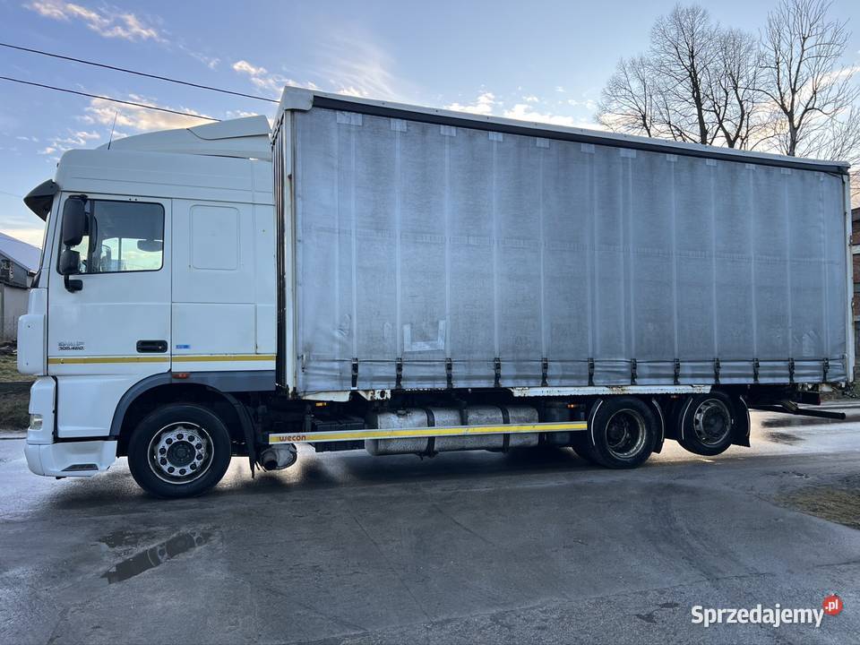 DAF XF 105460 ATe6x2Firana JumboBDF asystent pasa ruchu małopolskie Miechów