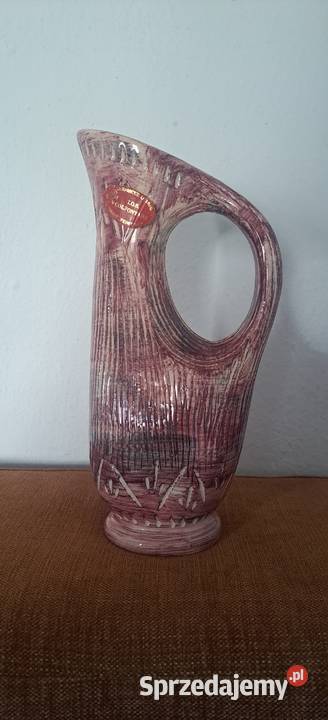ceramiczny dzbanek ręcznie malowany Belgia Warszawa