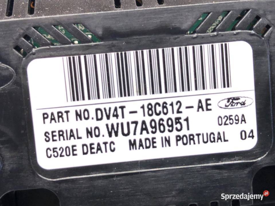 PANEL STEROWANIA NAWIEWU FORD KUGA II