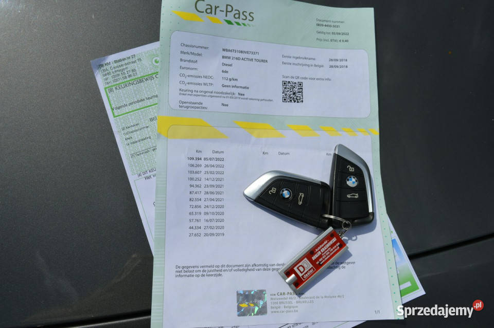 BMW 216 15d 100 bezwypadkowy Serwis Navi gniazdo USB