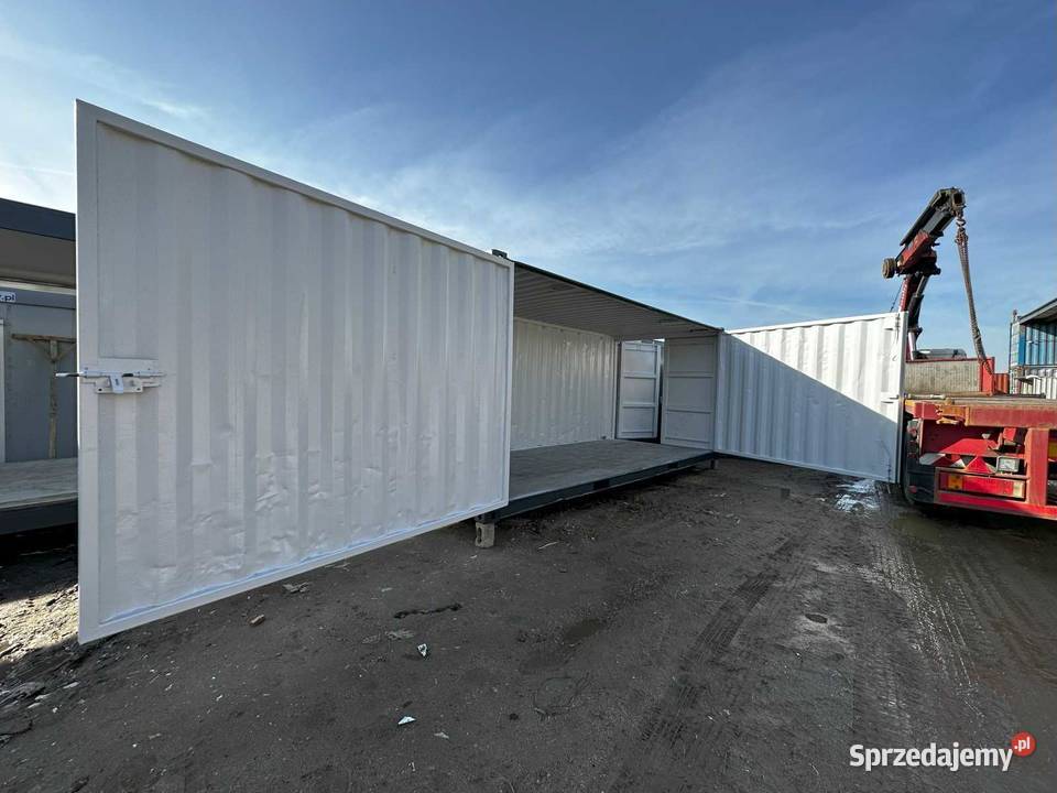 KONTENER MORSKI 20 DV OPEN SIDE OTWIERANY BOK Magazynowanie Wrocław
