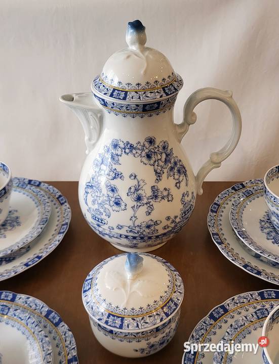Oscar Schaller Bawaria China Blau serwis 6 osób Szczecin