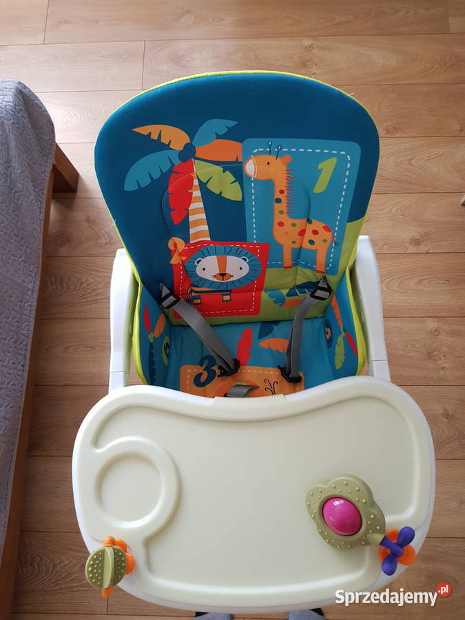 Krzesełko do karmienia marki Smiki Dżungla Żołynia
