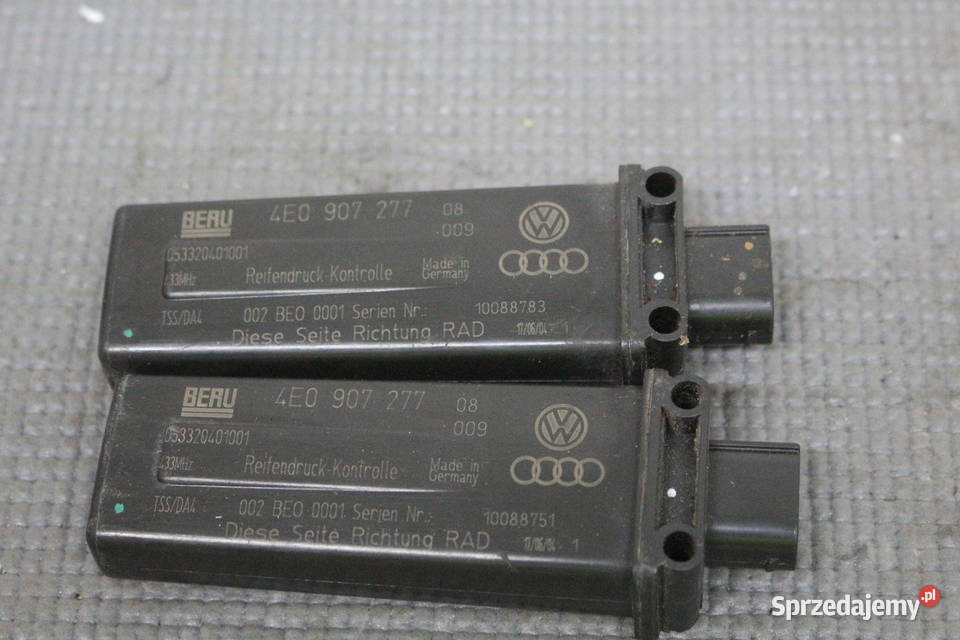 AUDI A8 D3 W12 CZUJNIK CIŚNIENIA OPON 4E0907277 dolnośląskie Prochowice sprzedam
