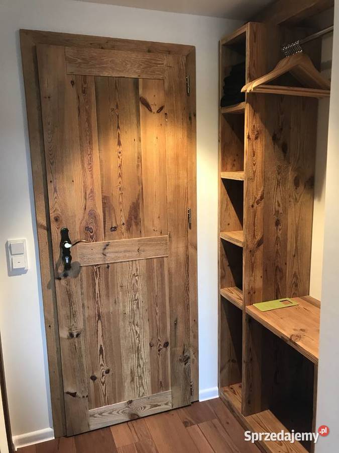Solidne drzwi ze starego drewna Alldeco Drzwi i okna Budownictwo i akcesoria Warszawa sprzedam