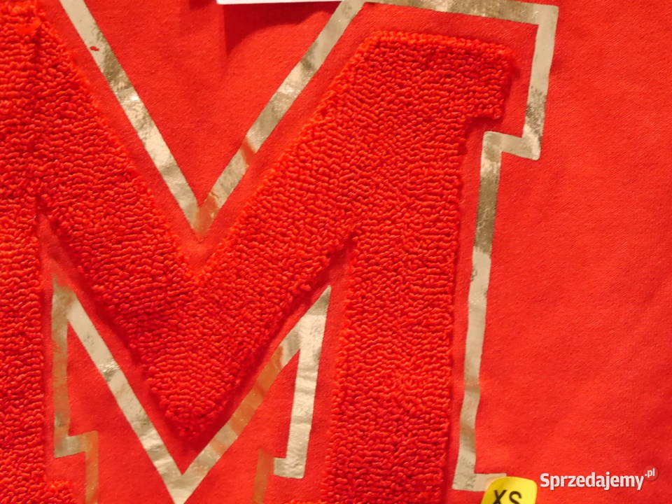 Mohito piękna krótka czerwona bluza 34 XS dolnośląskie Wrocław
