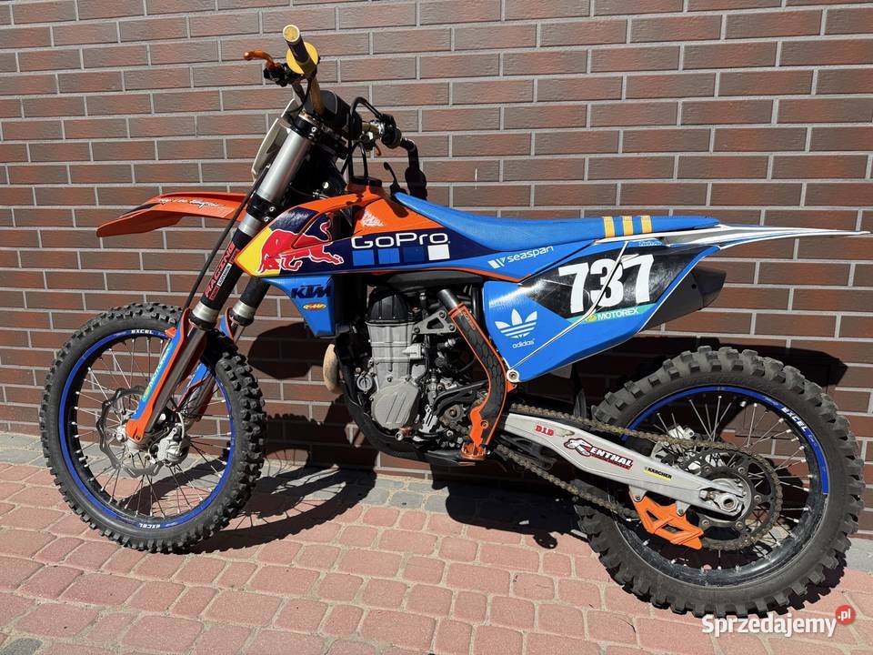 KTM sxf 450 2017 Troy Lee designs rozrusznik Wysoka