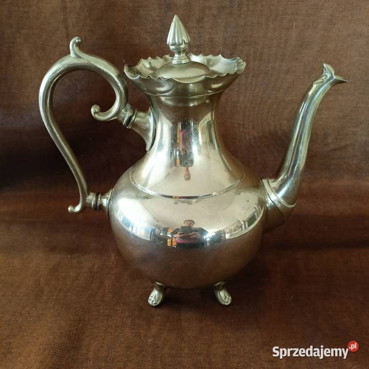 Dzbanek platerowany sygn Mikołów