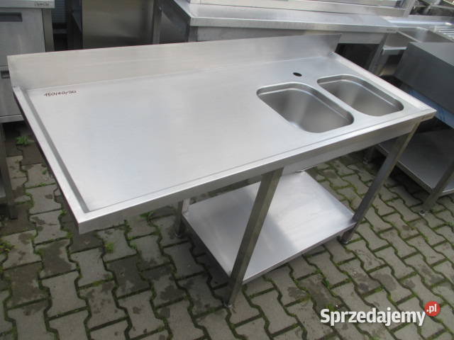 Zlew Gastronomiczny 2 Komorowy Z Półką 1506090 Ostrów Wielkopolski sprzedam