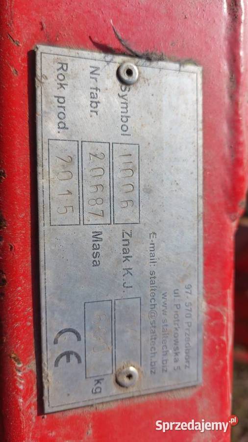 Pług staltech u006 4x40 2015 Pługi Radzyń Podlaski