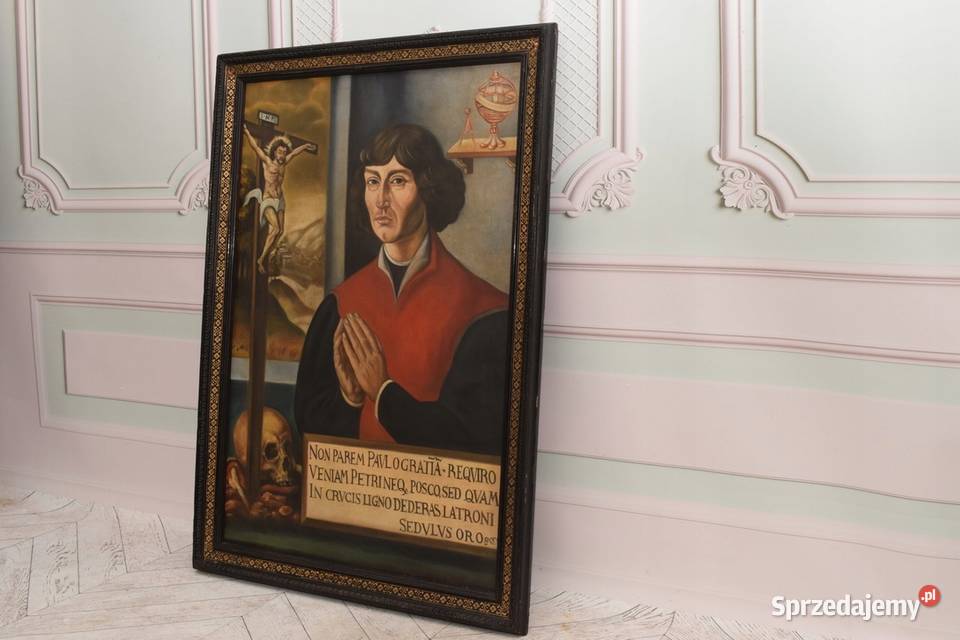 Portret Mikołaj Kopernik 1926 Obraz Olejny Kraków sprzedam
