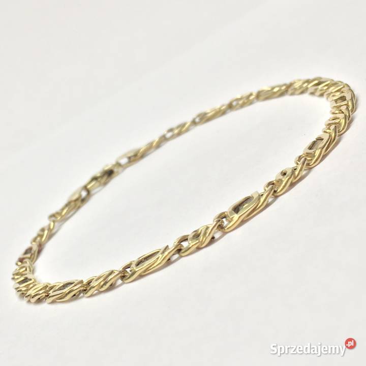 Złota BRANSOLETKA damska 585 14K cudowna mazowieckie Warszawa