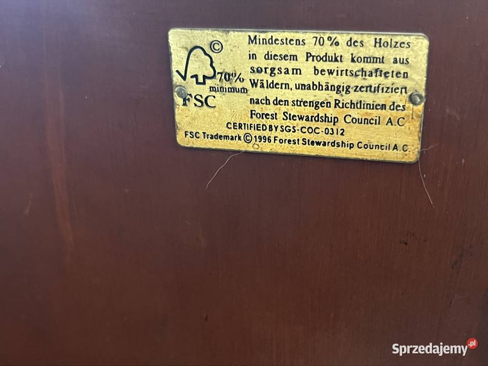 Stara klimatyczna solidna Szafka z litego drewna Poznań