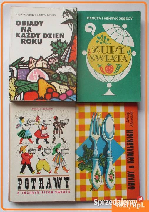 Książki kulinarne zestaw kulinaria kuchnia dania Poradniki, albumy i reportaże Łódź