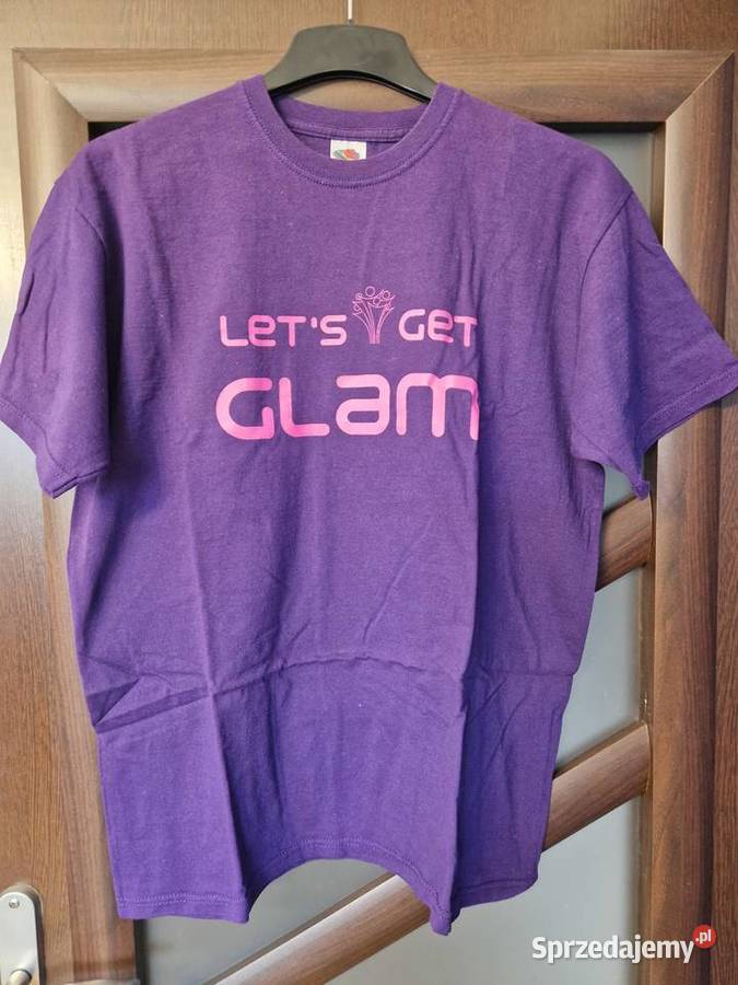 tshirt fiolet L Lets Get Glam Tłuszcz sprzedam