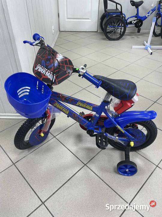 339 Rower 12 Spiderman niebieski Rowery i akcesoria Zabrze