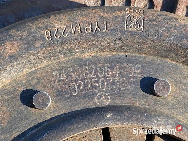 Sprzęgło Docisk Sachs Mercedes Deutz Typ M228 Motoryzacja Maszewo